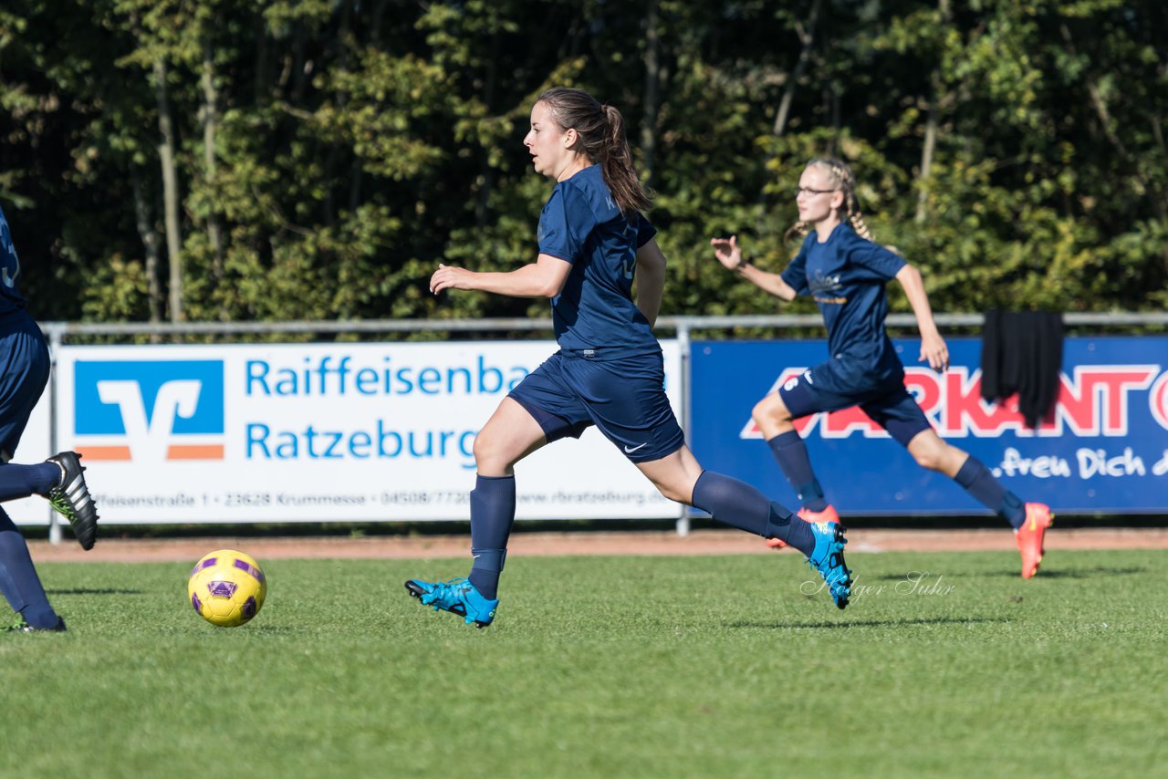 Bild 182 - B-Juniorinnen Krummesser SV - SV Henstedt Ulzburg : Ergebnis: 0:3